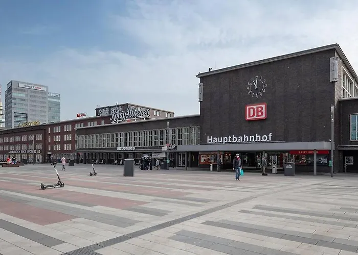 - Cozy In The Heart Of With New York Design & Betten & Sofa - 5 Mins Central Station Hbf - Big Tv & Wifi -- Appartement Duisburg